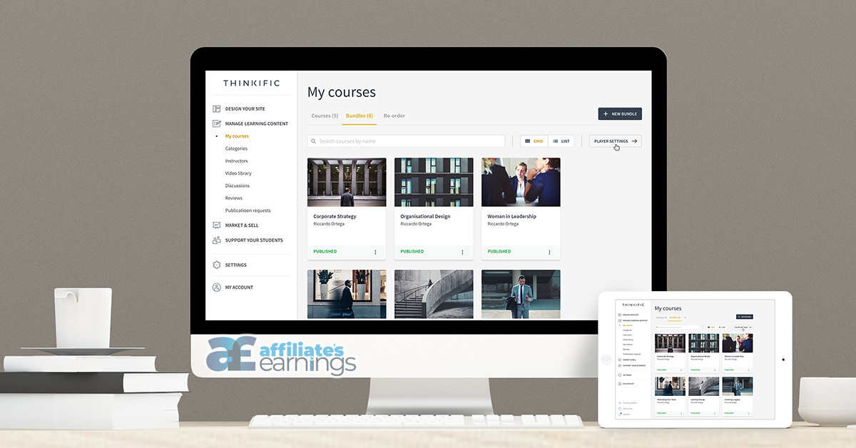 Image of Thinkifik Online courses creation platform